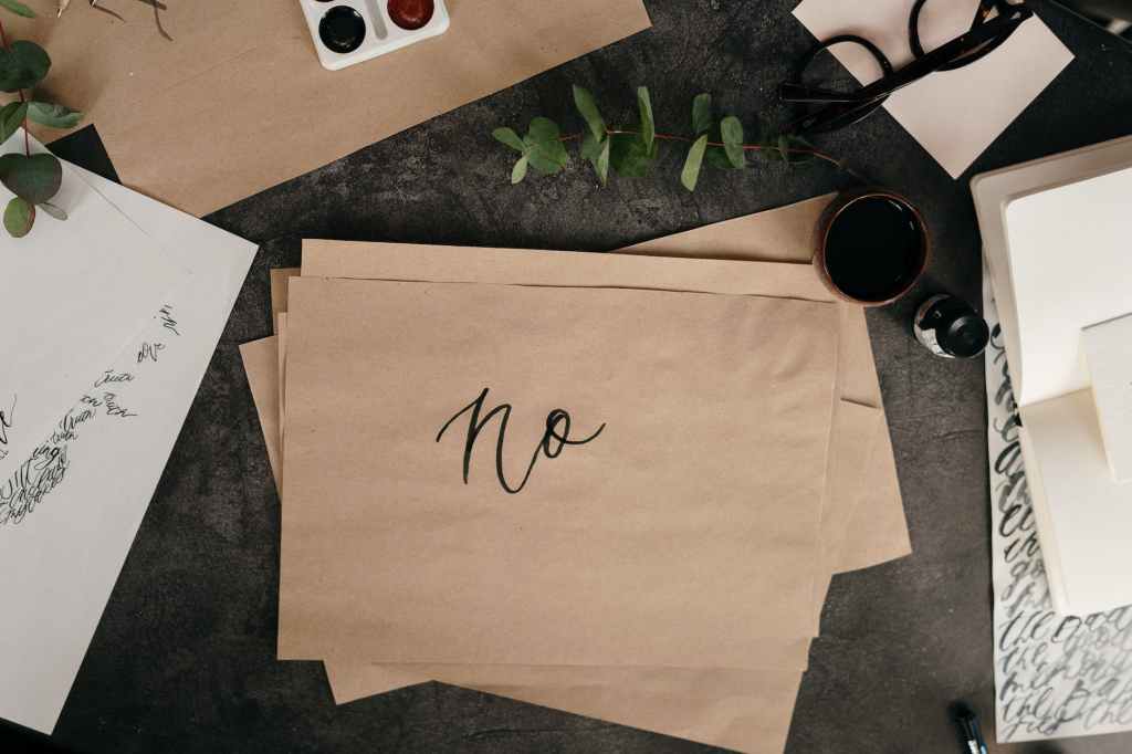 The art of saying “NO”